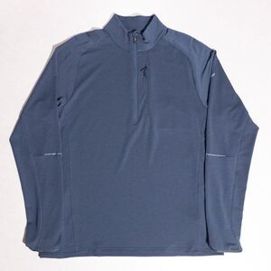 Hill City 1/2 Half Zip Performance Stretch Pullover Blue Men's Large Huckberry